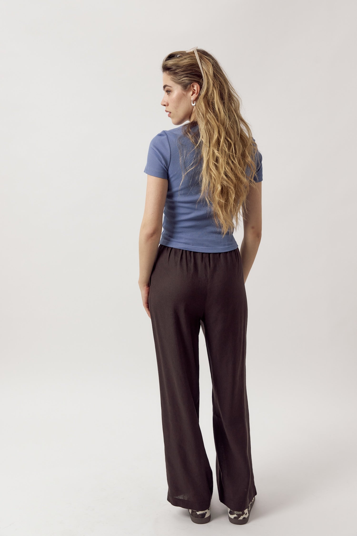 Larry Linen Pants Cocoa
