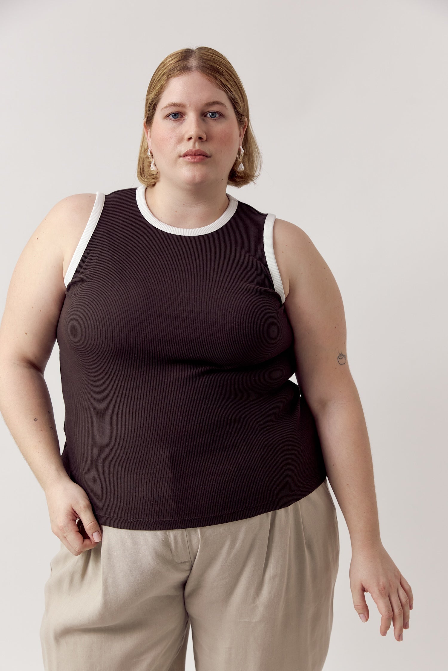 Alex Tank Top Cocoa