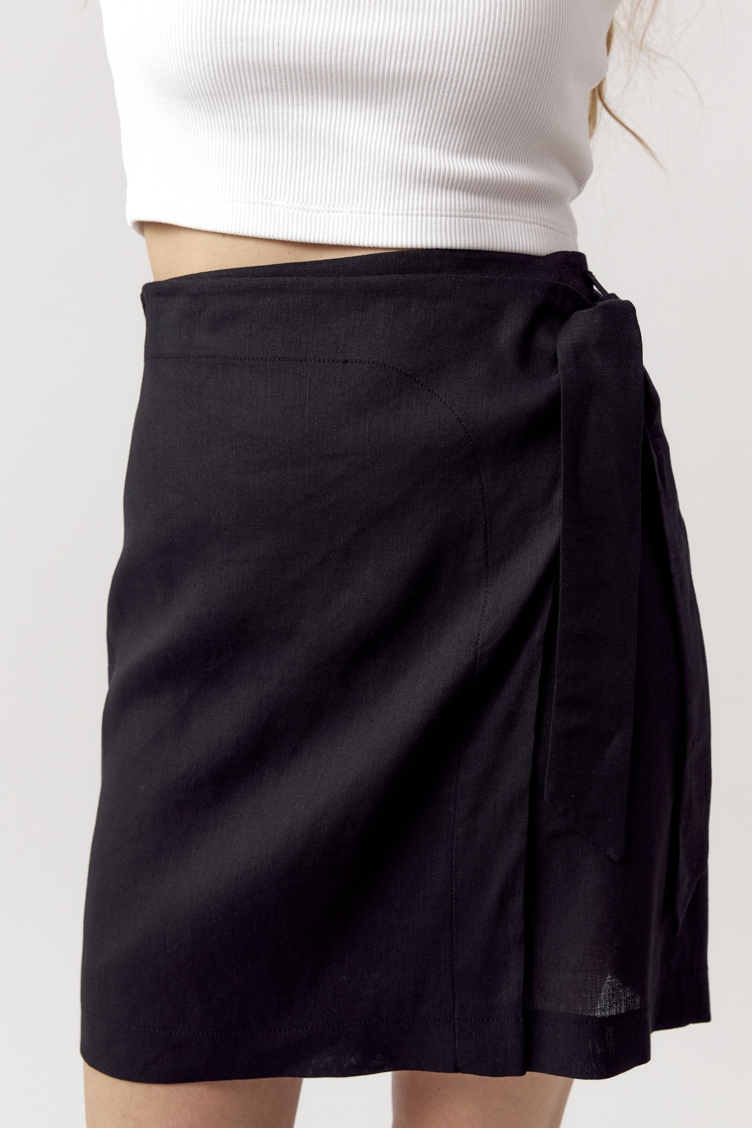 Stella Wrap Skirt Black