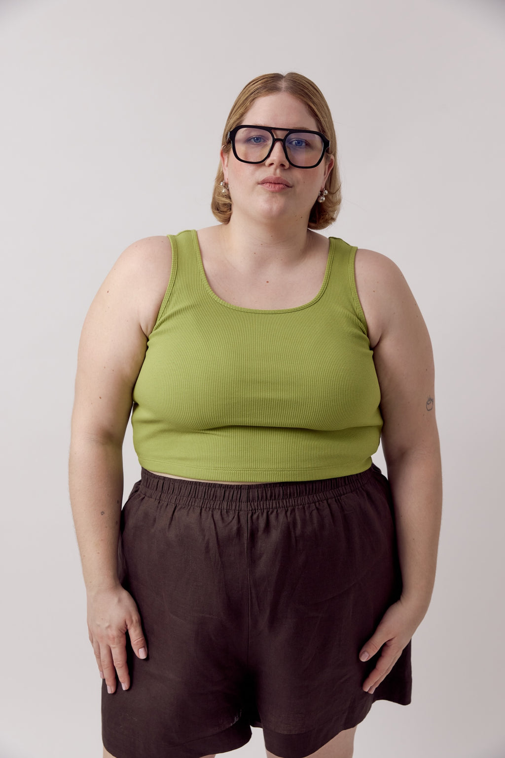 Jane Linen Shorts Cocoa