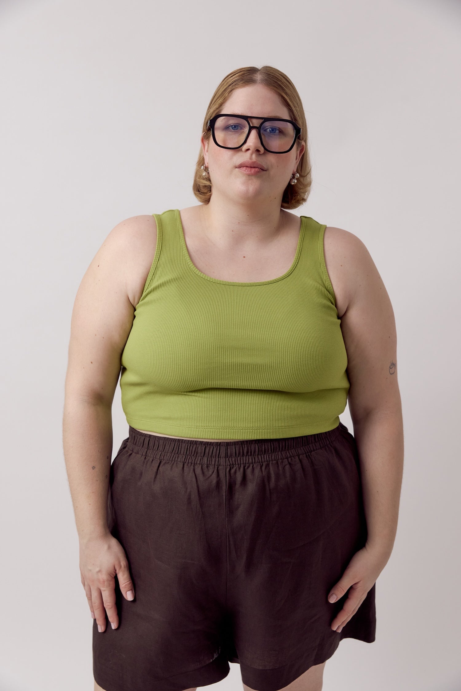 Vici Crop Top Lime
