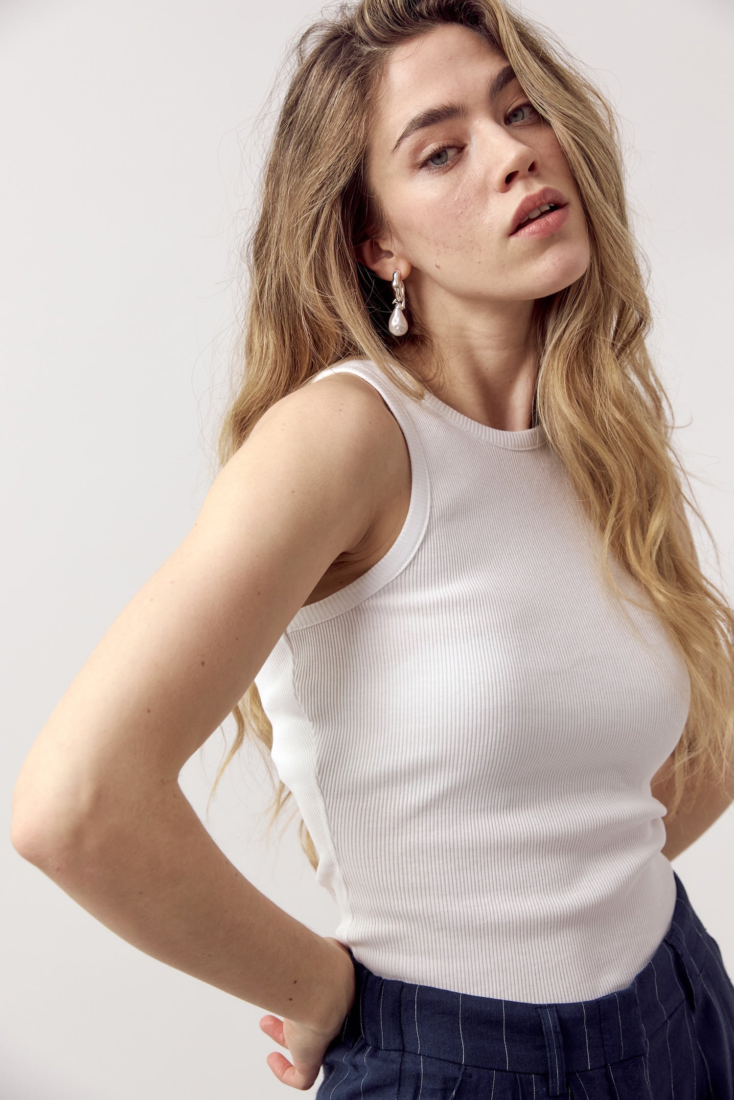 Alex Tank Top White