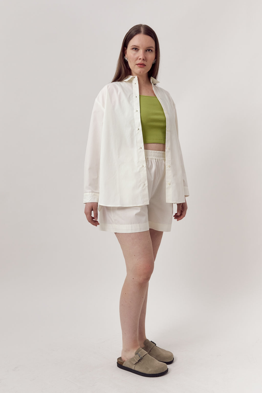 Jane Organic Cotton Shirt Eggshell
