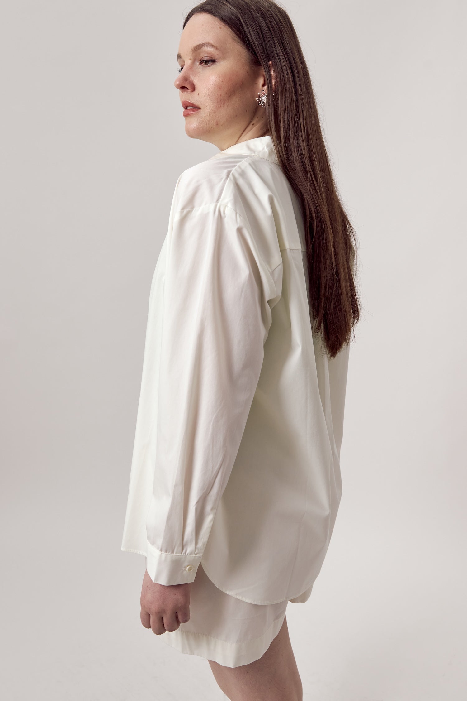 Jane Organic Cotton Shirt Eggshell