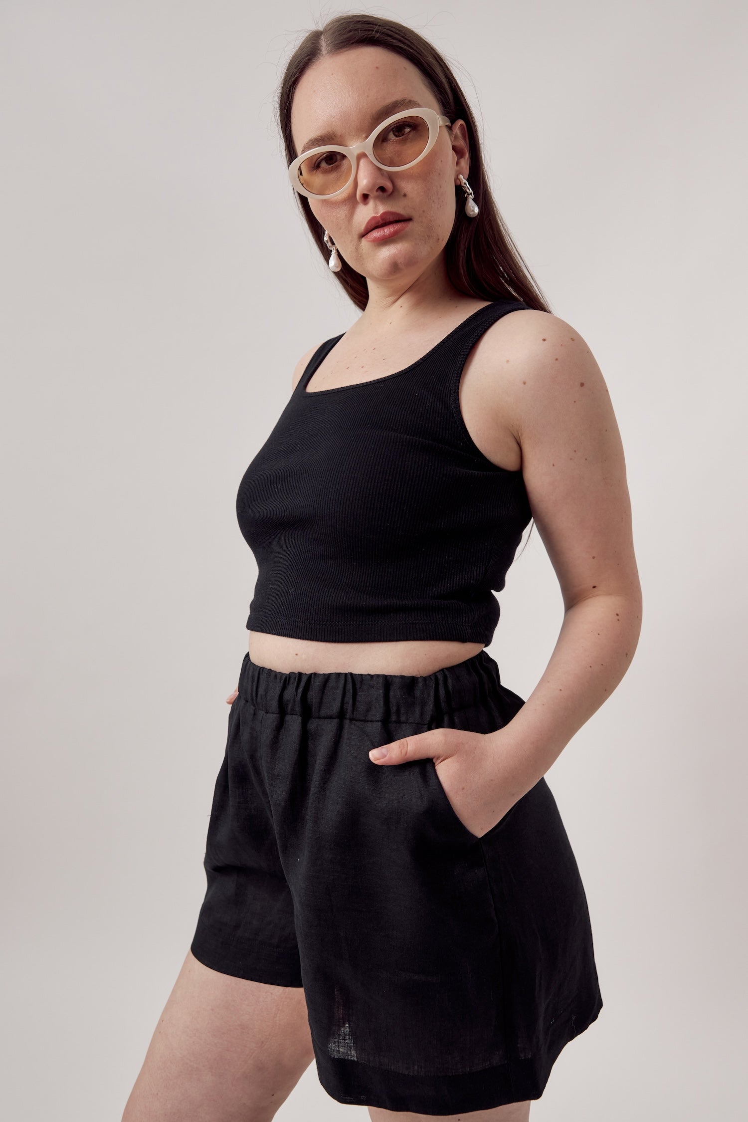 Vici Crop Top Black
