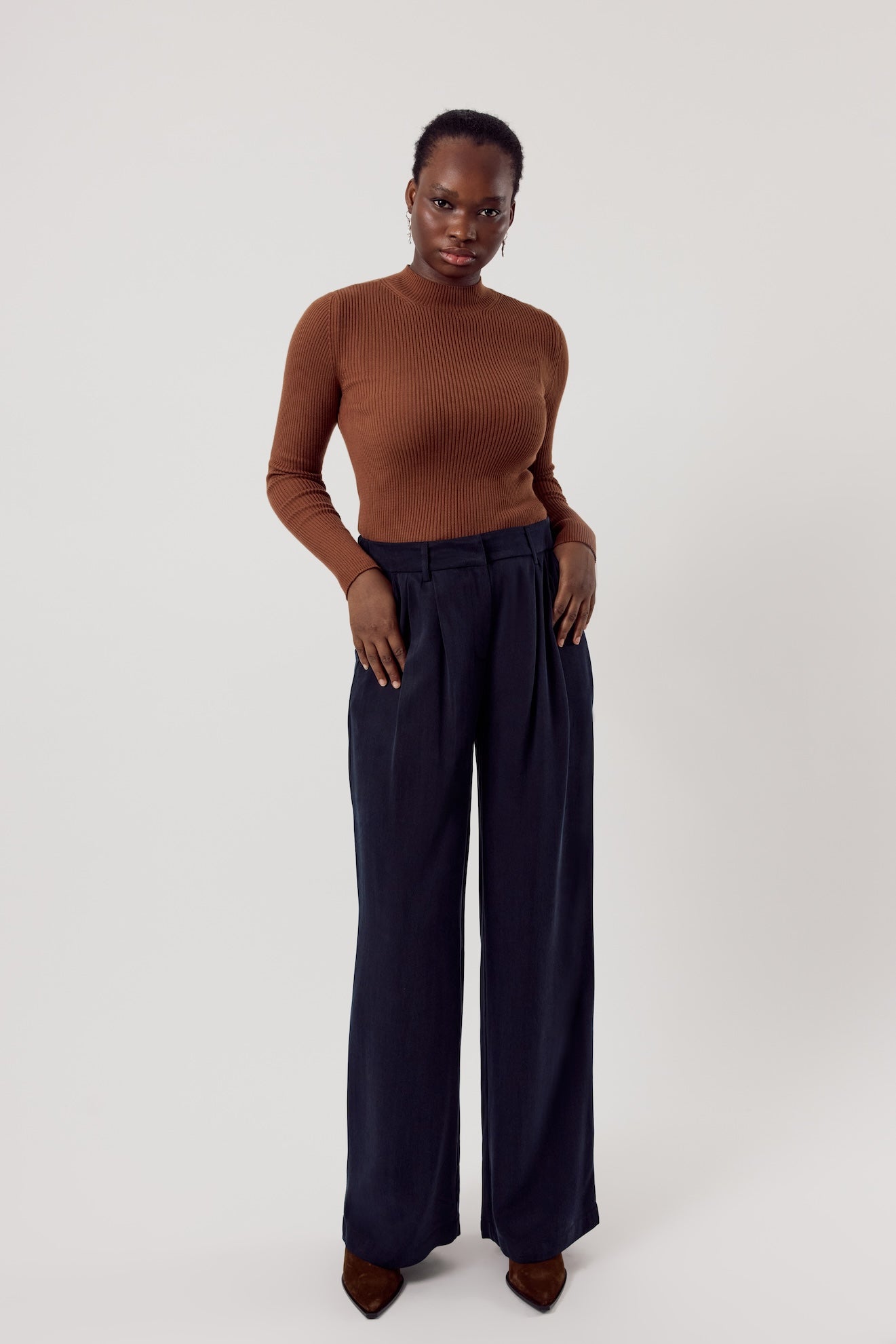Harry Pants Cupro Dark Navy