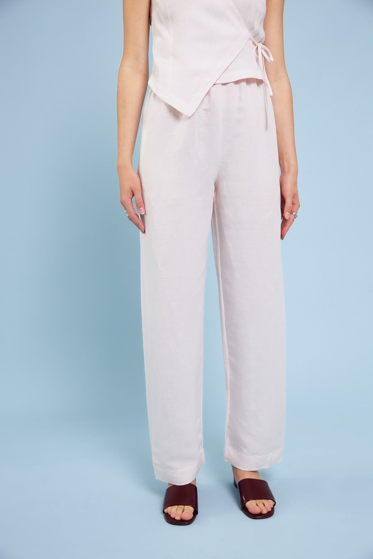 Ella Linen Pants Quartz