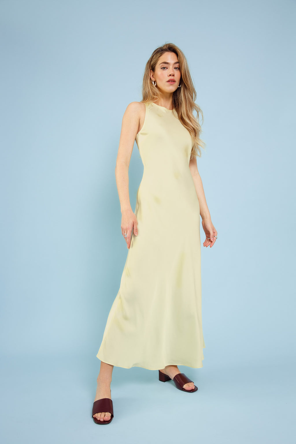 Ava Wedding Guest Dress Vanilla
