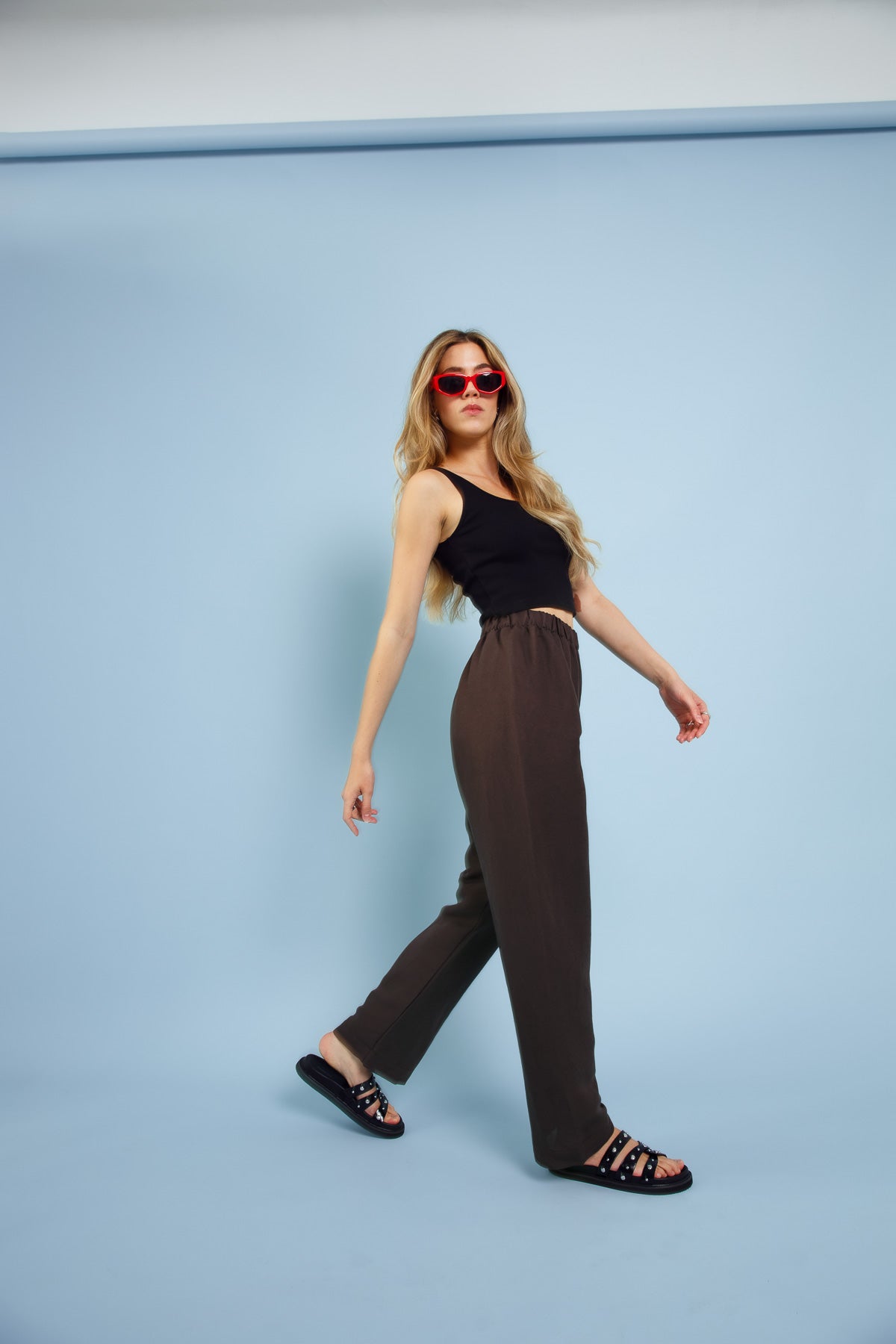 Ella Linen Pants Cocoa