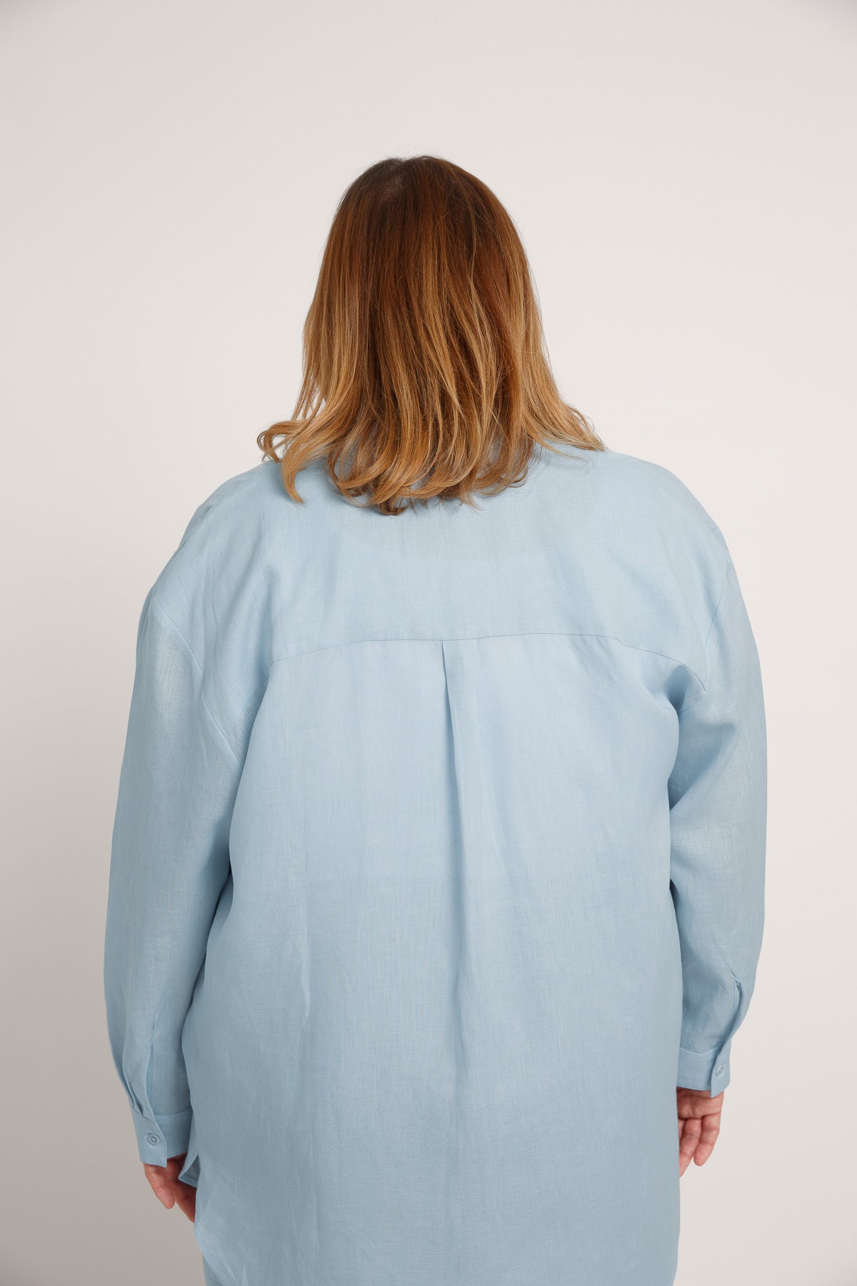 Jane Linen Shirt Cloud