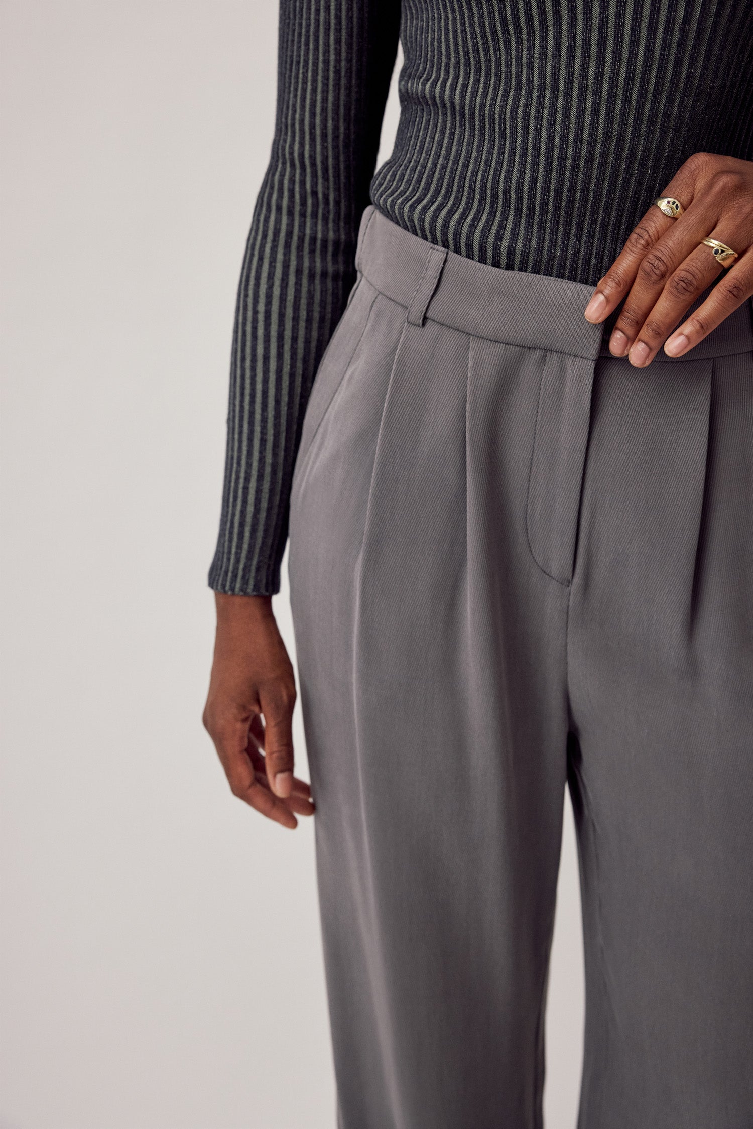 Harry Pants Cupro Granit