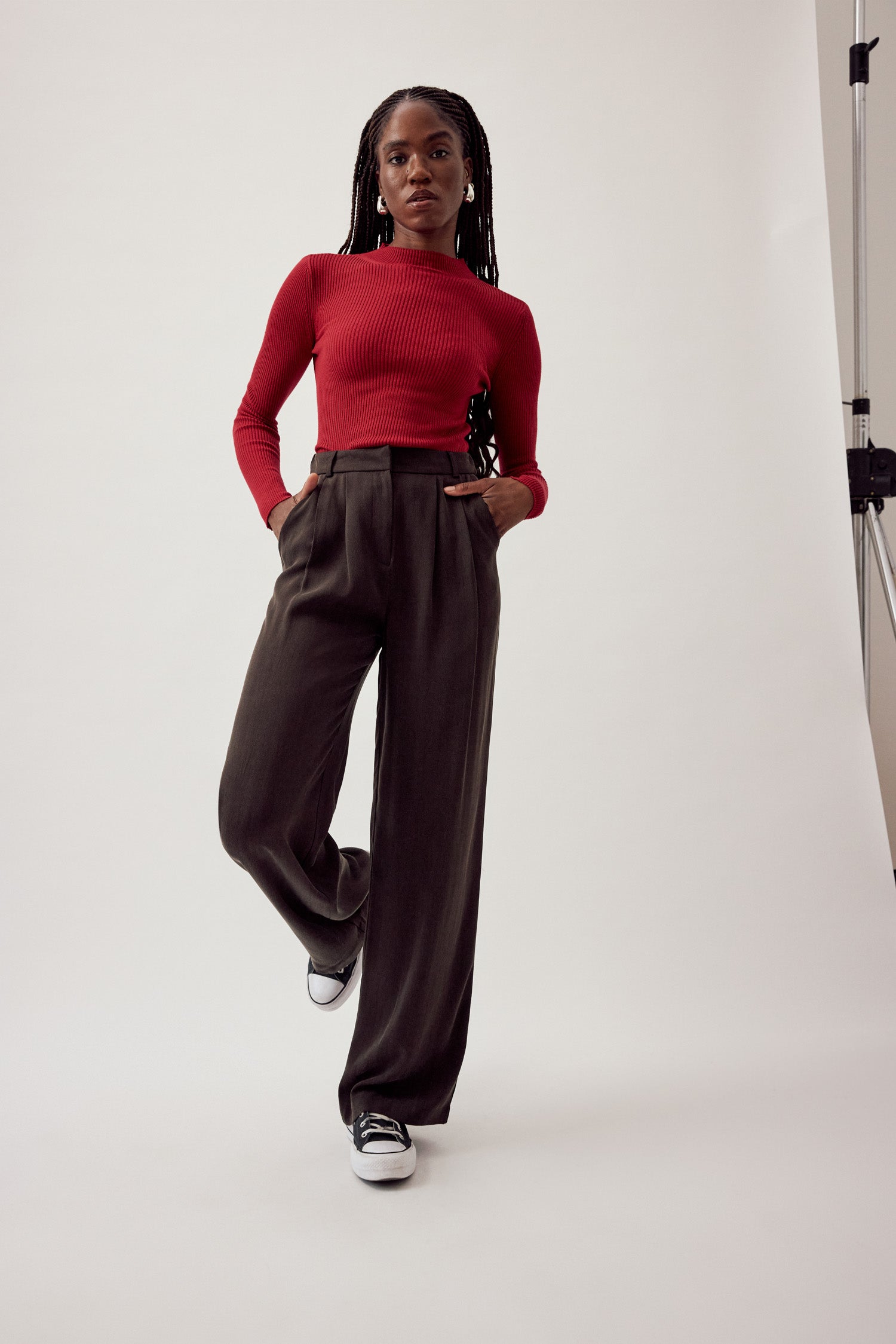Harry Pants Cupro Espresso