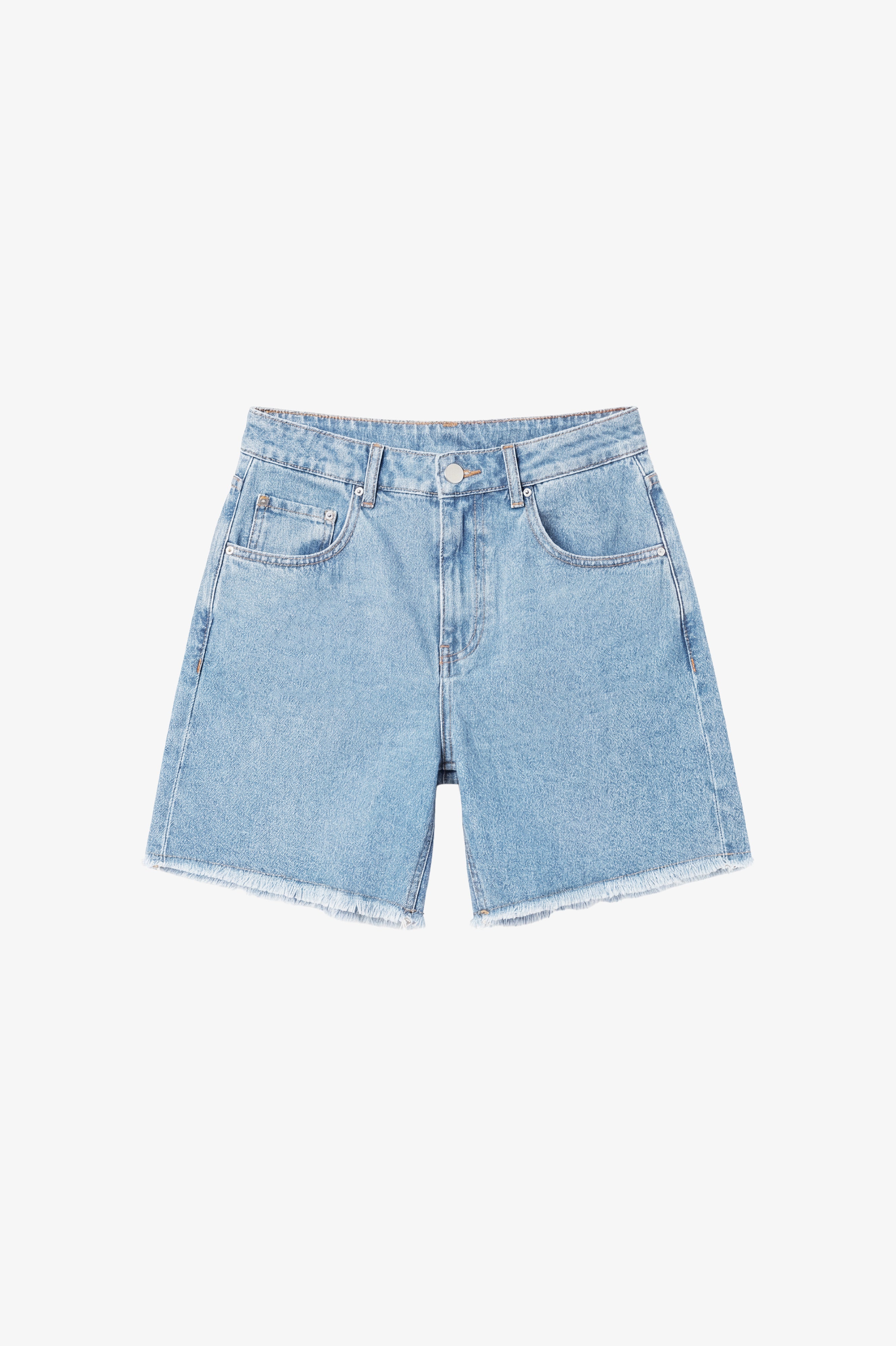 Nami Organic Denim Shorts Light Blue