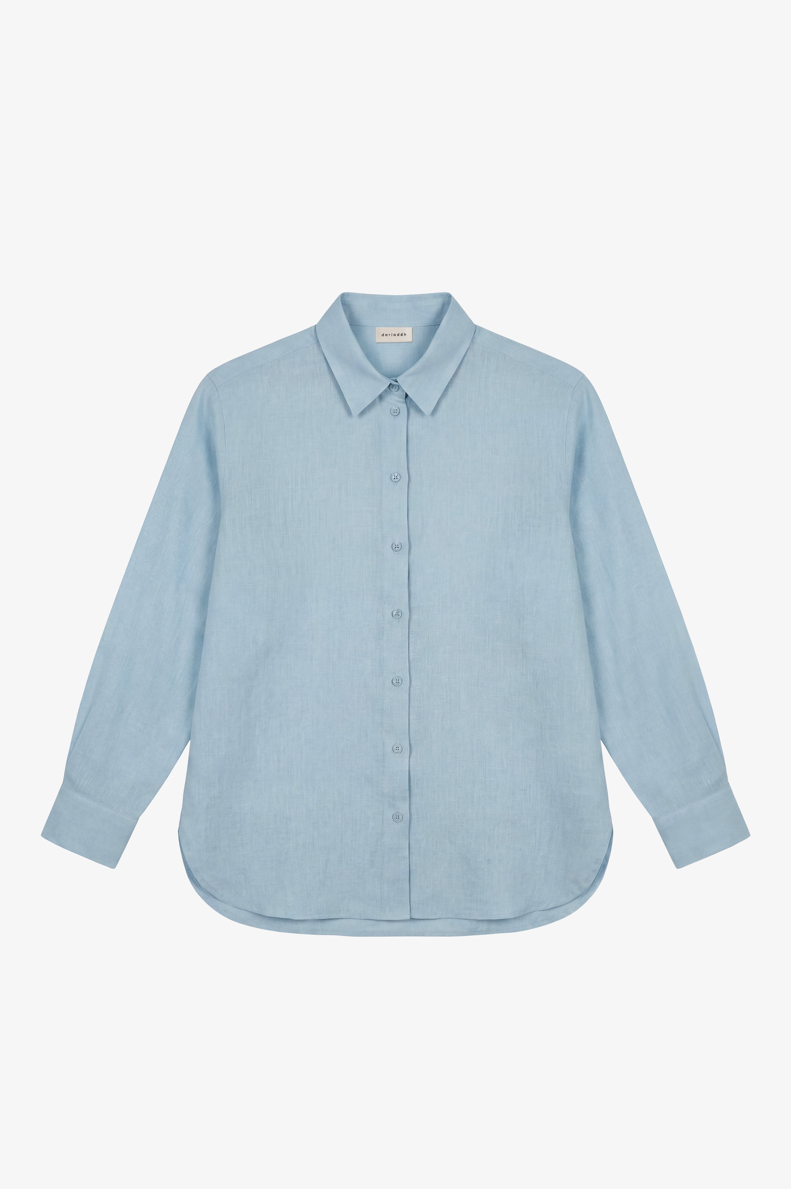 Jane Linen Shirt Cloud