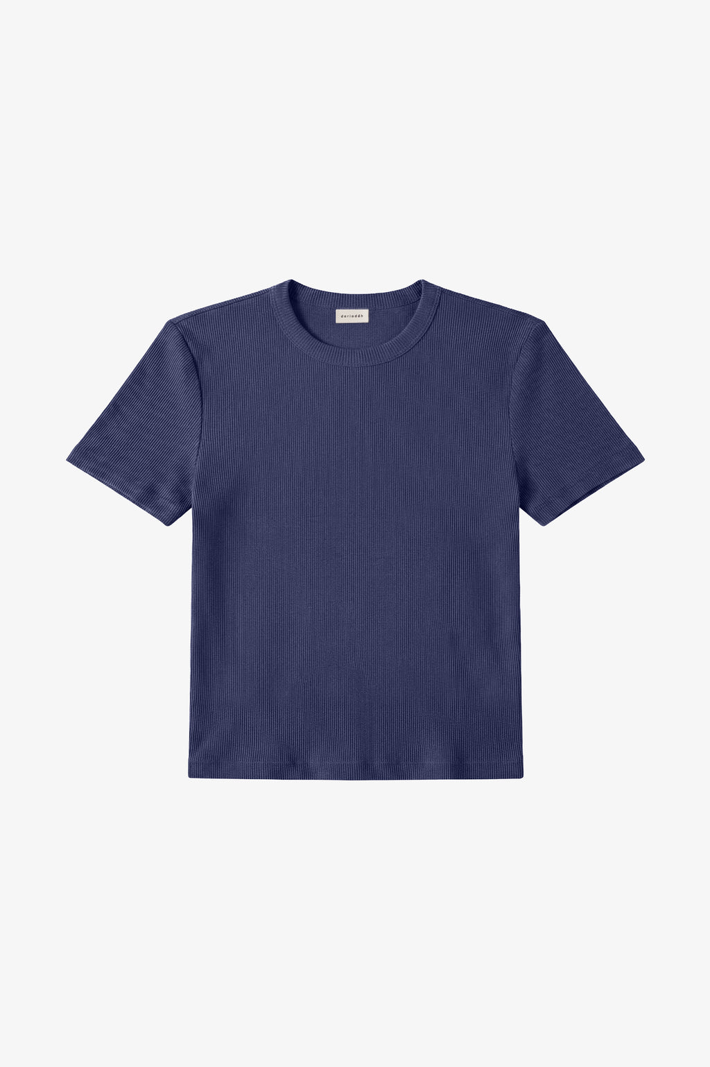 Valentina Rib Tee Navy