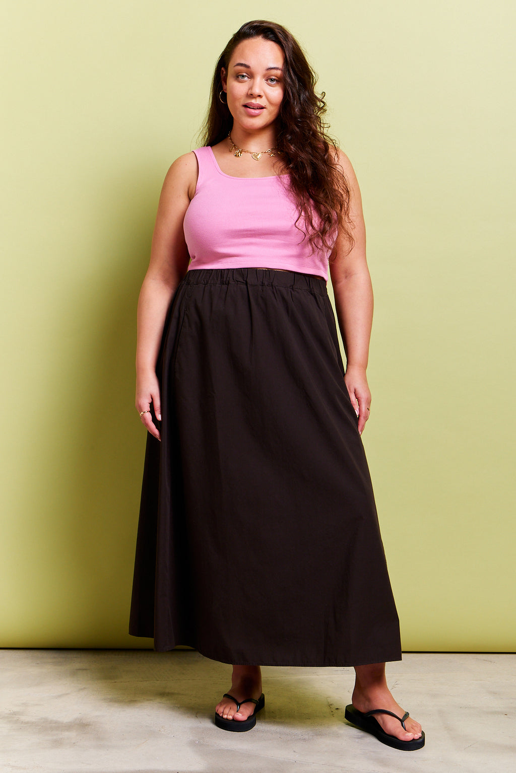 Vici Crop Top Rose