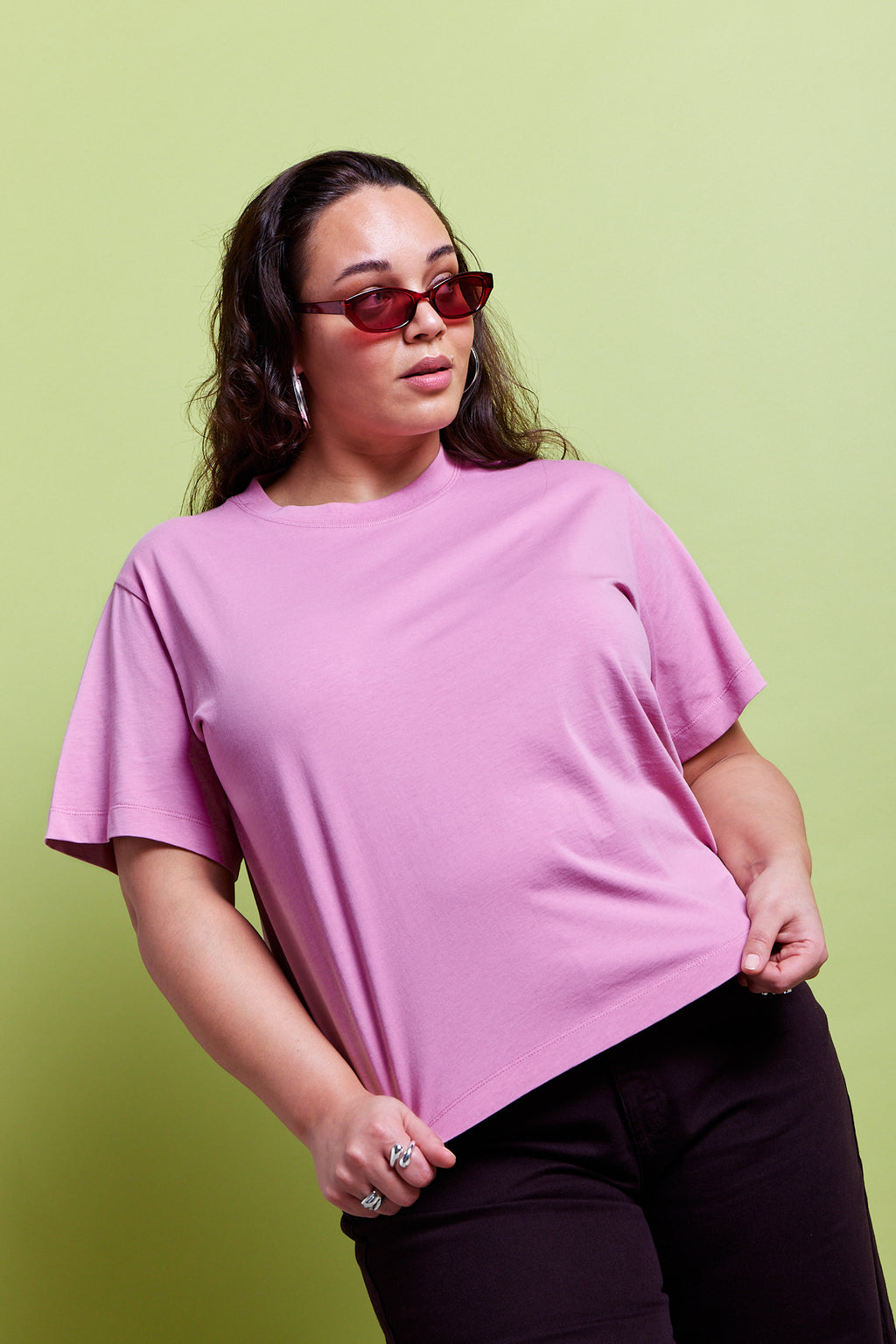 Regular Organic Cotton T-Shirt Blush Orchid